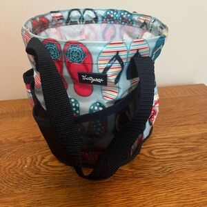 Thirty One Flip Flop print Shower/ Craft caddy